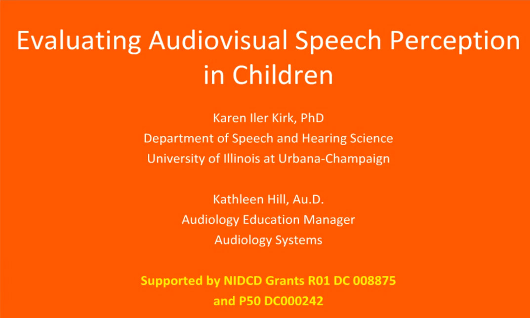 Evaluating Audio Visual Speech Perception Hearing Balance Academy